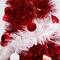 4ft. Pre-Lit Pop up Red & White Tinsel Christmas Tree, Multicolor Lights